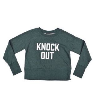 BANANA REPUBLIC Women's Knit Knock Out French Terry Sweatshirt Size L